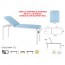 Ecopostural two-body fixed stretcher: Steel structure and built-in roll holder (62 x 188 cm) Ecopostural two-body fixed stretcher: Steel structure and built-in roll holder (62 x 188 cm)